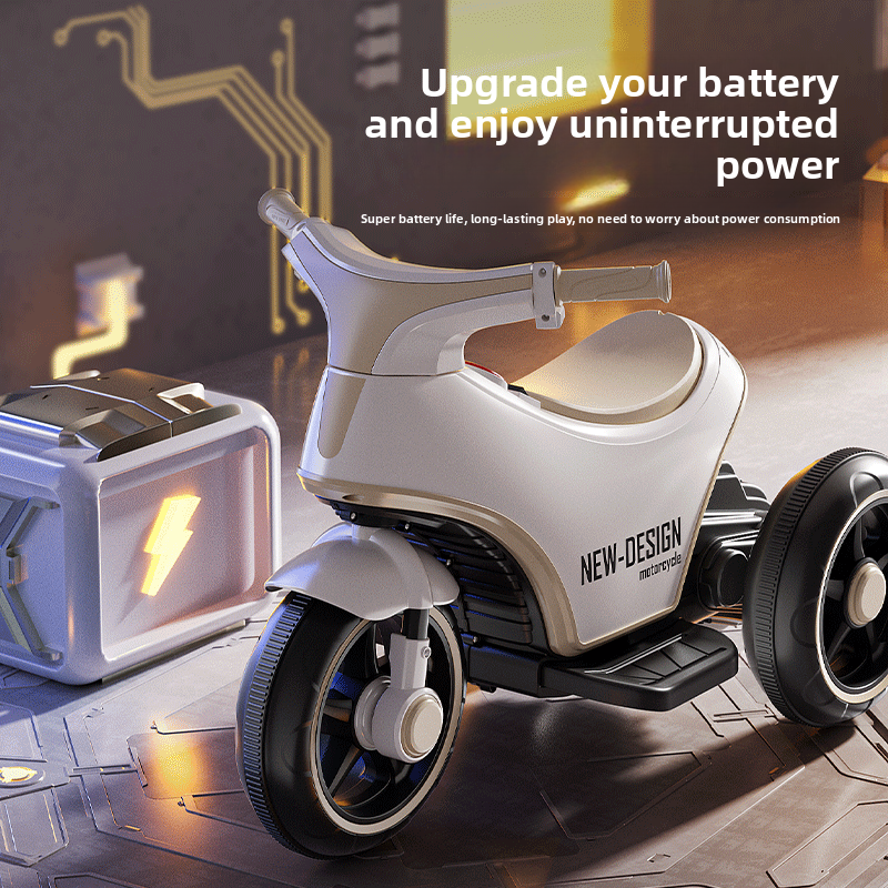 Factory Sale Children's Electric Ride-On Motorcycle with Music &amp; Flashing Lights