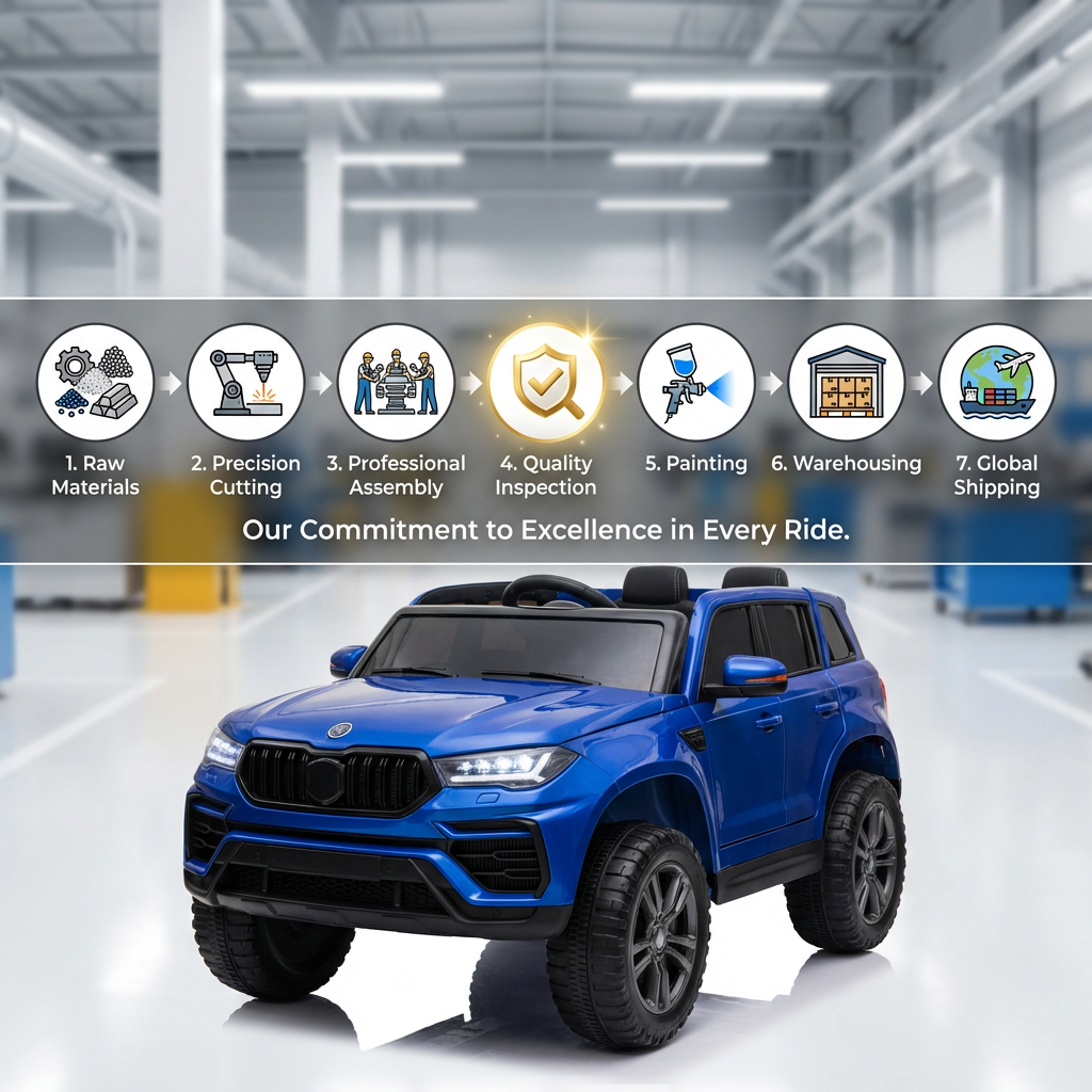 Kids Electric Ride on Car Dual Motor Battery Powered Toy Car with Remote Control LED Lights Children Ride on Vehicle for Ages3-6