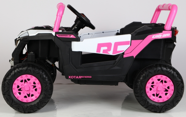 12V 2 Seater Ride on Cars UTV off-Road Kids Electric Vehicles Soft Start Spring Suspension