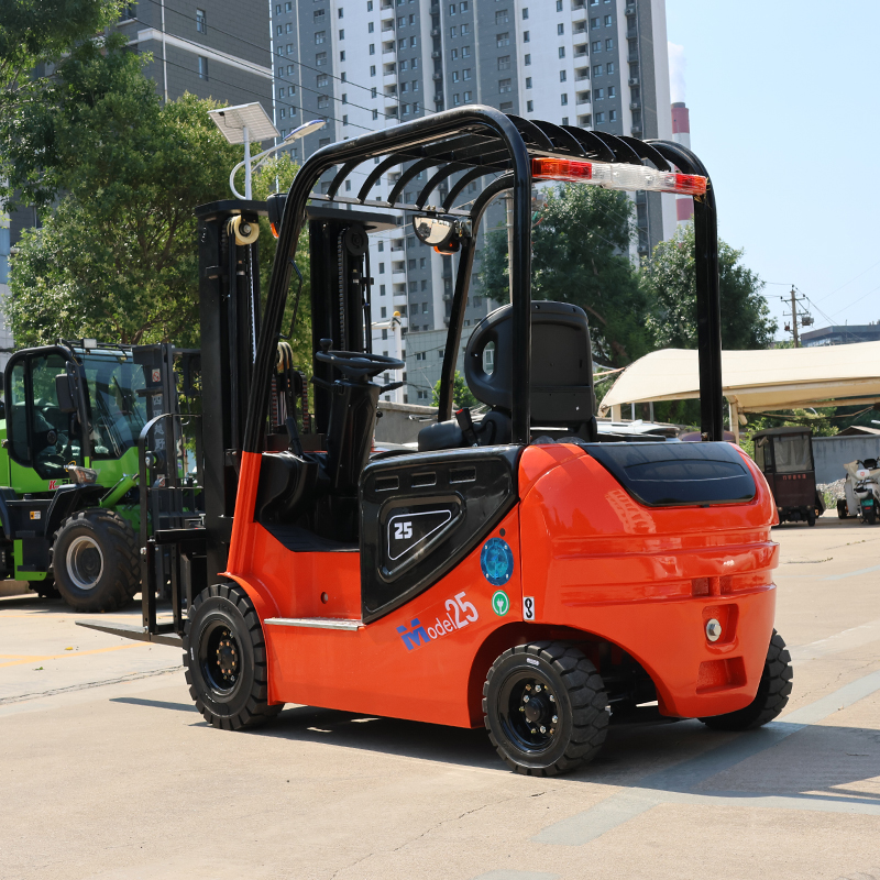 New LEAD LD-25EF 2.5tons Lithium-Ion Battery Hydraulic Side Shifter 4x4 Road Portable Electric Forklift For Construction