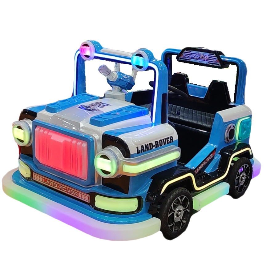 Manufacturer's Indoor/Outdoor Electric Fiberglass SUV Ride-On Children's Adults' Big Wheel Bumper Car Amusement Parks