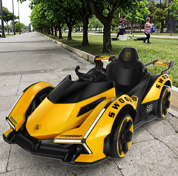 Popular Electric Ride-On Toy for Children Battery Powered 4-Wheel Car for 2-6 Years Remote Control with Plastic Material