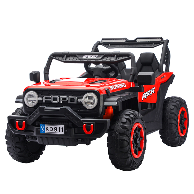 New Models Kids 4WD Off-Road Electric Car High Power Dual Motor Remote Control Ride-On Boys Toy Rechargeable