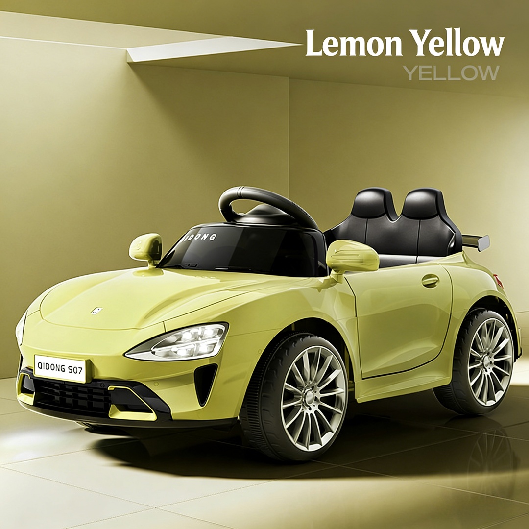 Kids Electric Toy Car Customizable - Rechargeable Ride on Vehicle for Children, Plastic Body with Private Label