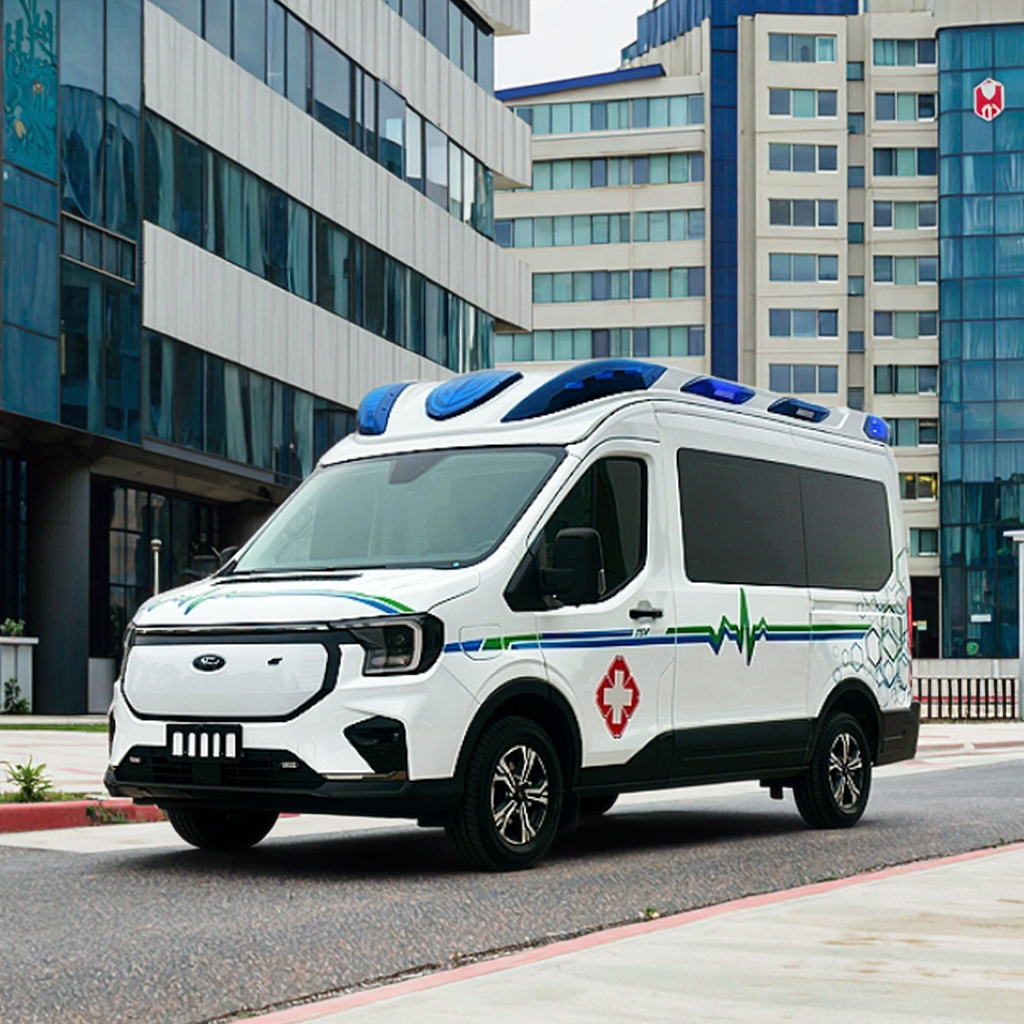 Super Van New Design Electric Emergency Ambulance Transport ICU Customized Equipment Automatic Transmission Multi Functional