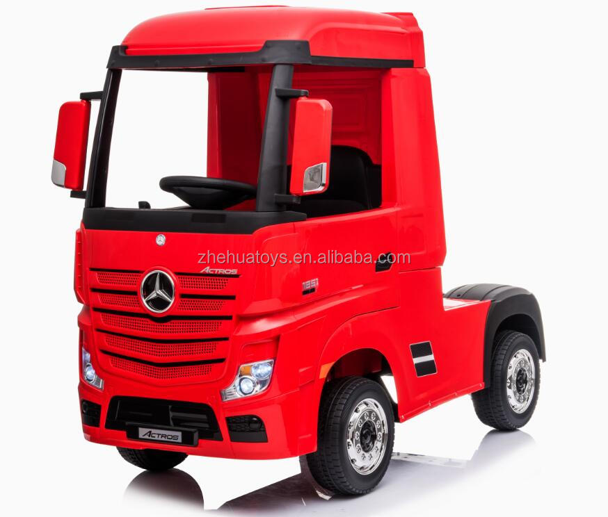 HOT SALE Battery Operated Mercedes Benz Actros Truck Licensed Ride on Car Electric Kids Car for Kids, Battery 12V Ride on