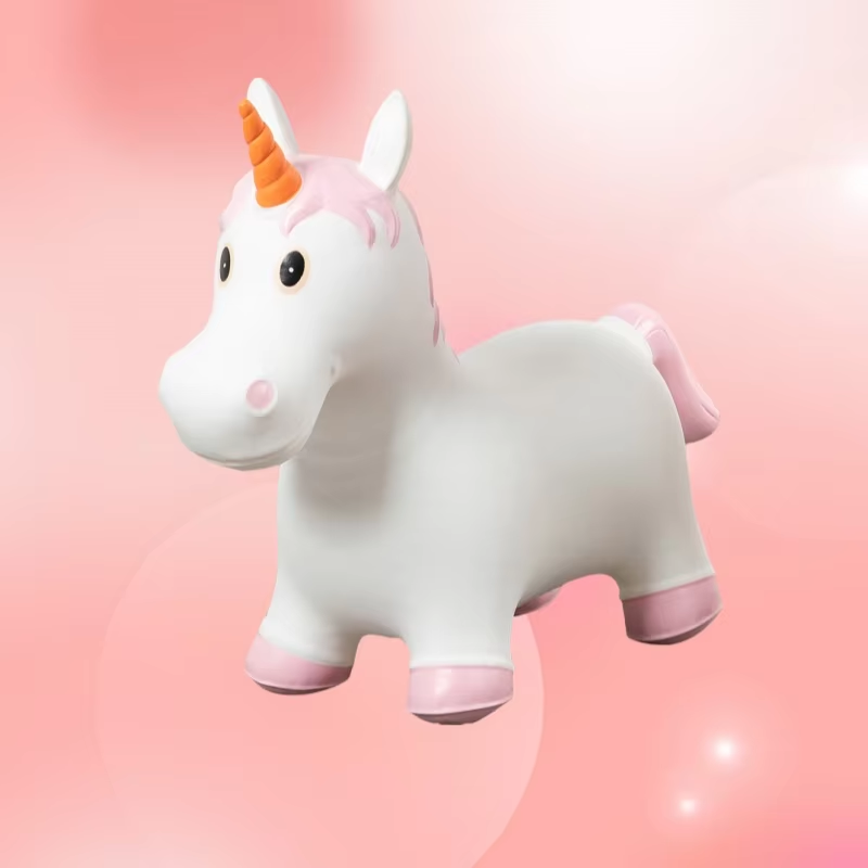 Pvc Material Factory Directly Custom Jumping Ride-on Toys Wholesale Outdoor Inflatable Animal Shape Bouncy Hopper Toy Sets