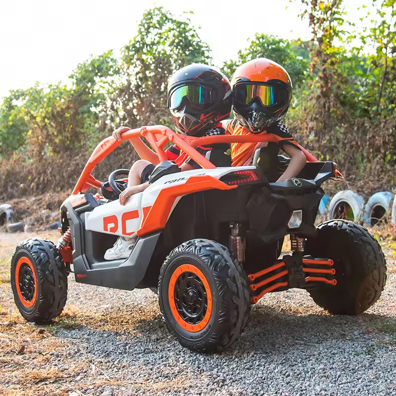 ZX035 Best Price 24V Electric Plastic Kids Ride on Off-Road Toy Can-Am Maverick UTV 2 Seats 5-7 Years Unisex Battery