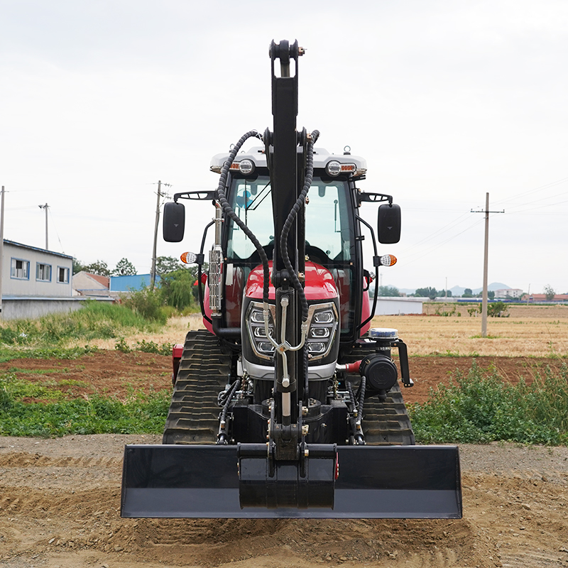 Agricultural Crawler Tractor 50 Hp Ride-On Rotary Tiller 25HP 30HP 50HP Track Crawler Tractor with Low Price