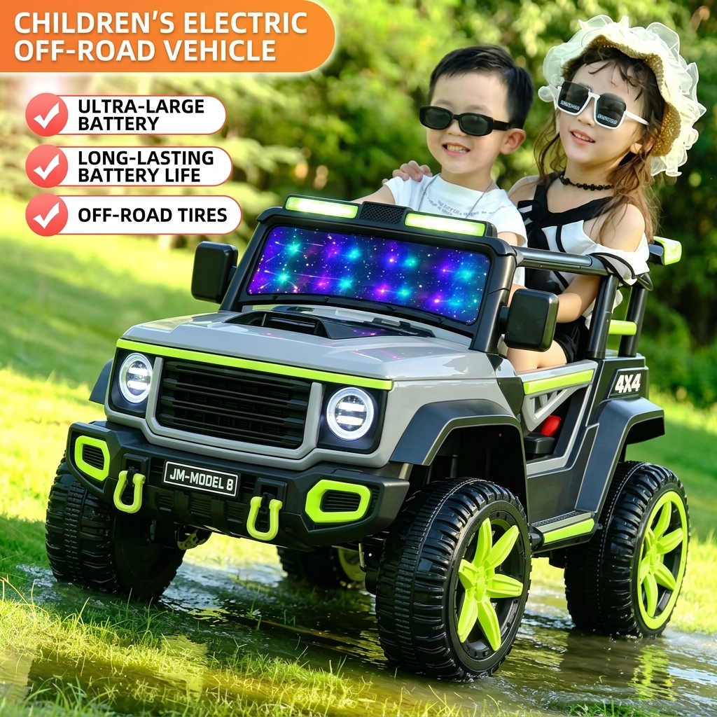 2024 Newcars Heavy Truck Battery Powered Ride-on Car for Kids with MP3 Electric Car with Comfortable Wheels