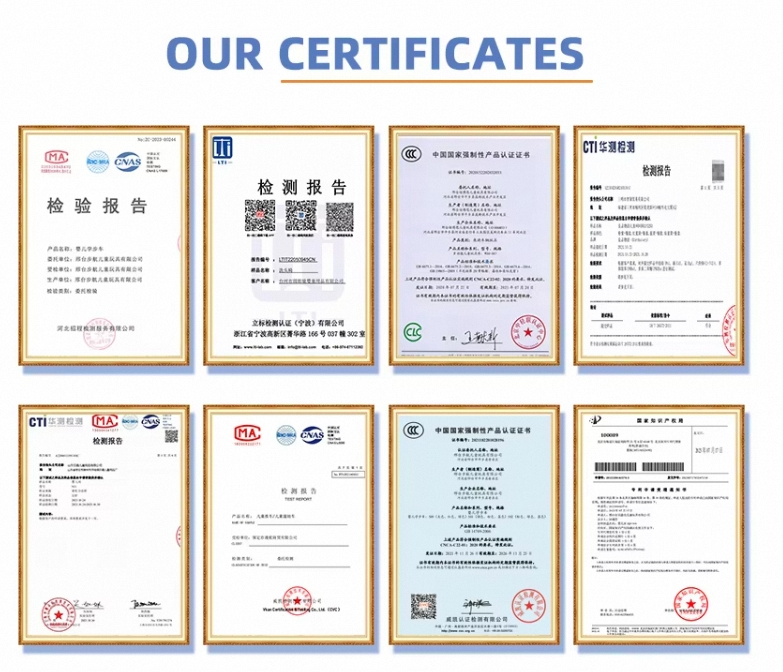 Company certificate and profile