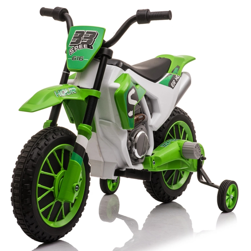 Children's Electric Ride-On Motorcycle for Kids Battery Powered Plastic Construction