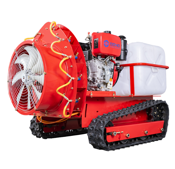 Ride on Self Moving Pump Type Sprayer Small Tractor for Orchard Farm Gasoline Easy to Operate Efficient 260kg 1 Year Warranty