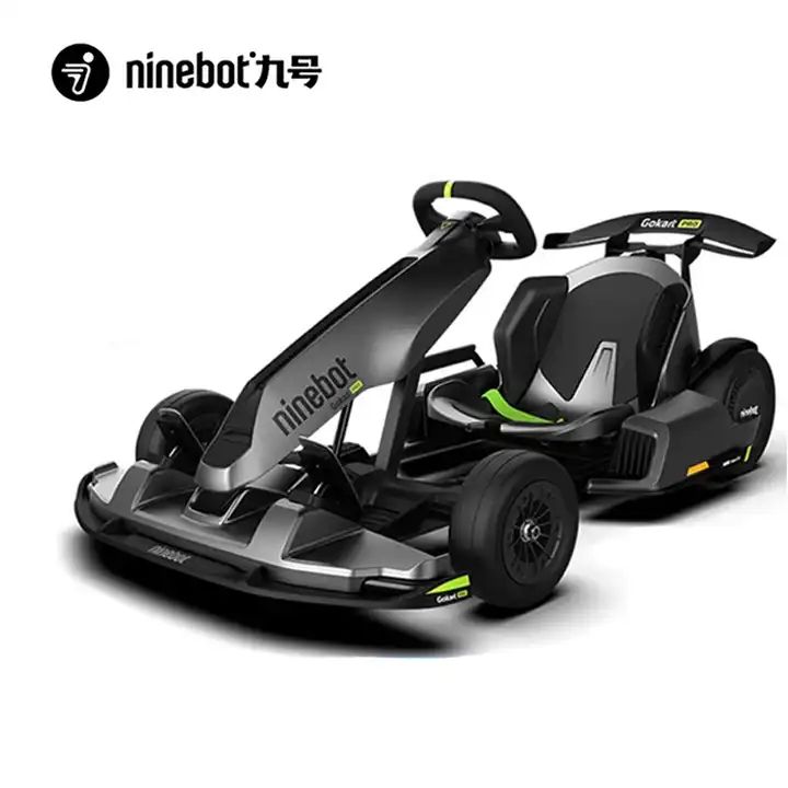 Original Ninebot Go Kart Pro 2 Yellow Color Electric Ride on Drift Kart Upgraded Pedal Go Karts for Kids Adult