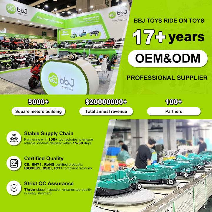 R/C kids electric ride on tractor