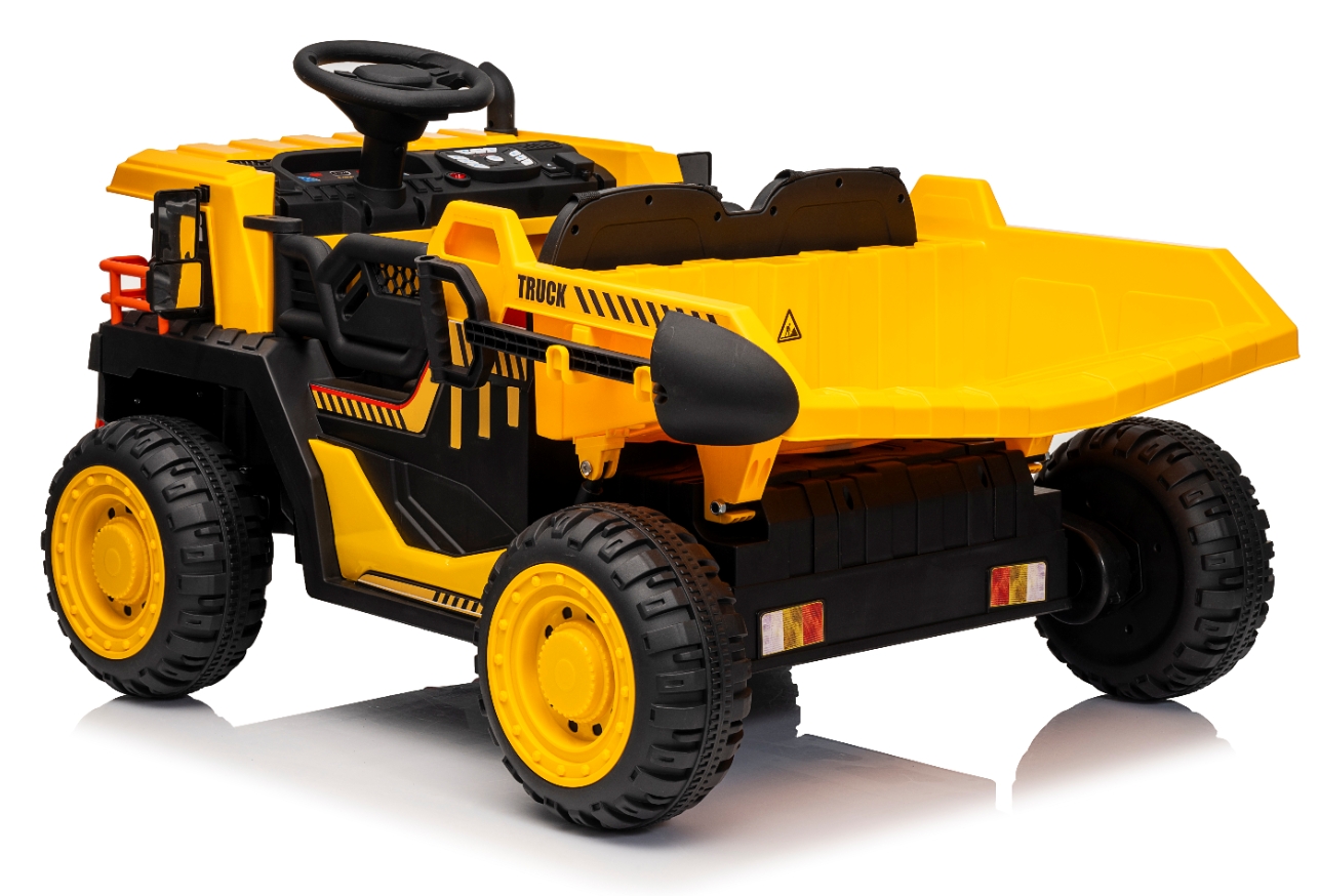Ride on Dump Truck, Kids Electric Car with Remote Control, Ride on Construction Vehicles with Electric Dump
