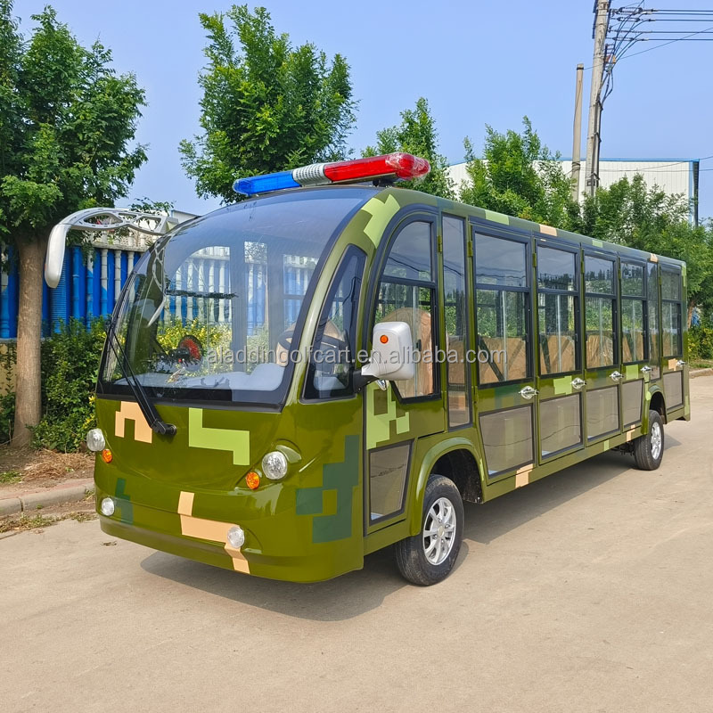 17 Seat Electric Amphibious Sightseeing Bus Emergency Fire Extinguishing Campus Security Patrol Car Fan Colored Three-wheel