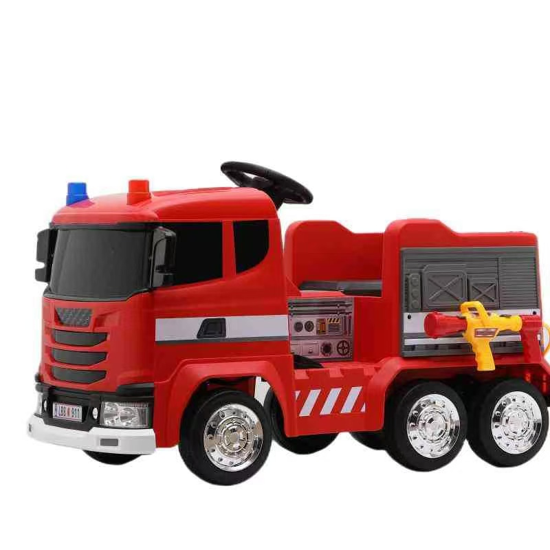 Oversize Children Electric Car Off-Road Vehicle Remote Control Fire Truck Car