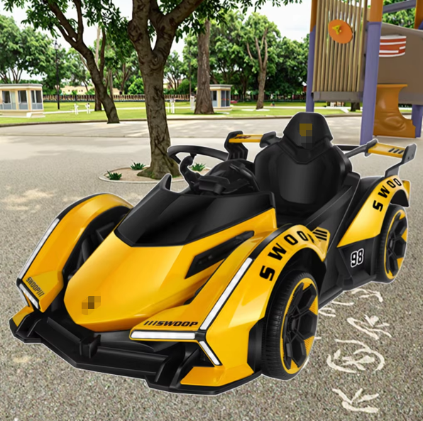 Popular Electric Ride-On Toy for Children Battery Powered 4-Wheel Car for 2-6 Years Remote Control with Plastic Material