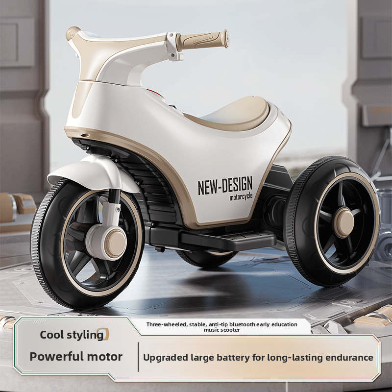 Factory Sale Children's Electric Ride-On Motorcycle with Music &amp; Flashing Lights