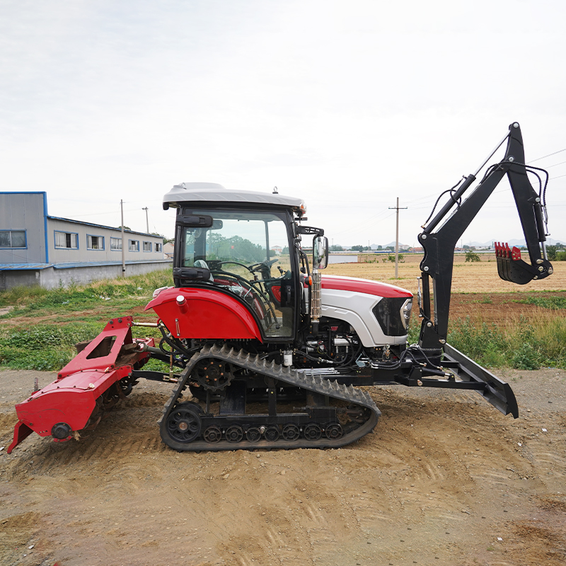 Agricultural Crawler Tractor 50 Hp Ride-On Rotary Tiller 25HP 30HP 50HP Track Crawler Tractor with Low Price
