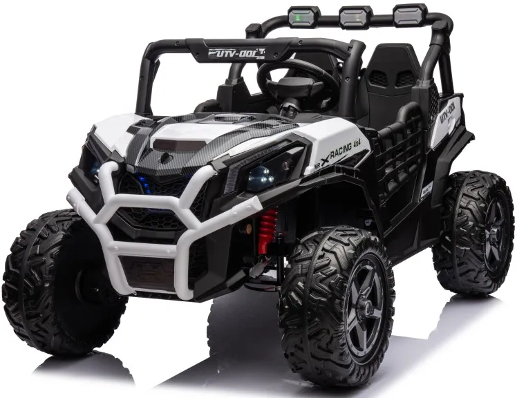 12V Kids Ride on UTV Car W/Parent Remote Control, Spring Suspension, LED Lights, MP3 Port