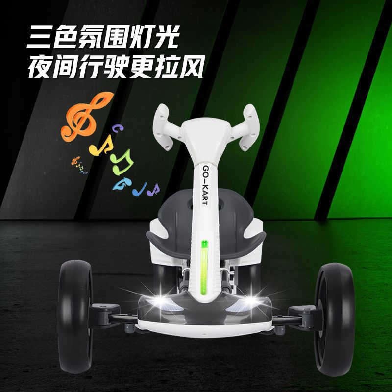 New Style Kids Electric Going Kart Ride on Toy Children Electric Car Adult Drift Karts Remote Control Kids Drive Mini Go Karting