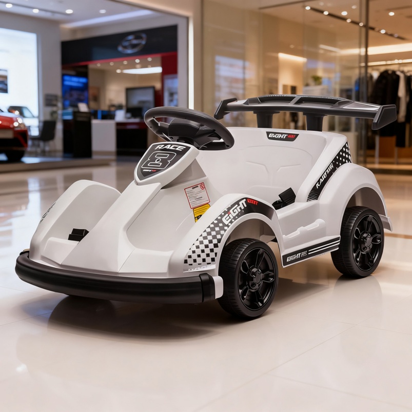Link Brand High Quality Children's Electric Ride Go Kart Car Dual Drive Remote Control 50kg Load Capacity for 2-7 Years Old