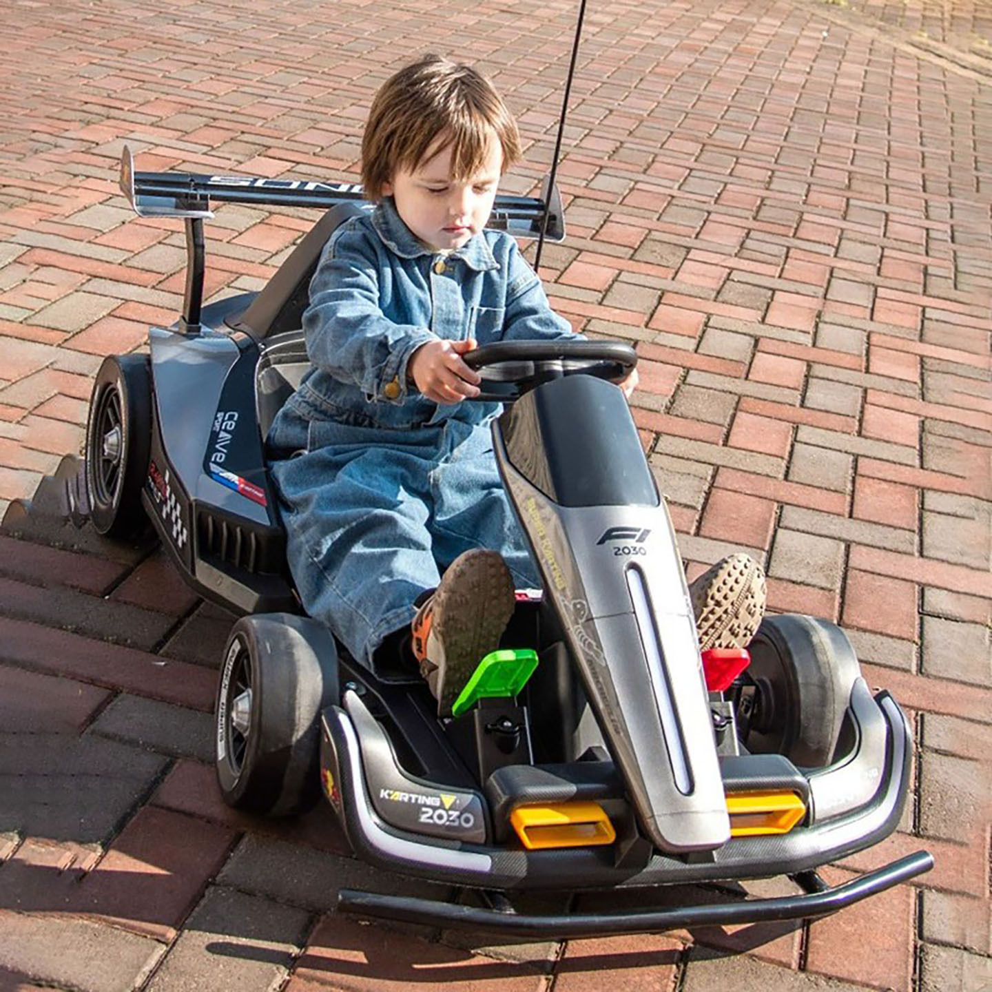 24v Plastic Children's Electric Drift Go-Kart Toy Car Kids Adults Parent-Child Ride-On Dual Drive Remote Control Four-Wheel