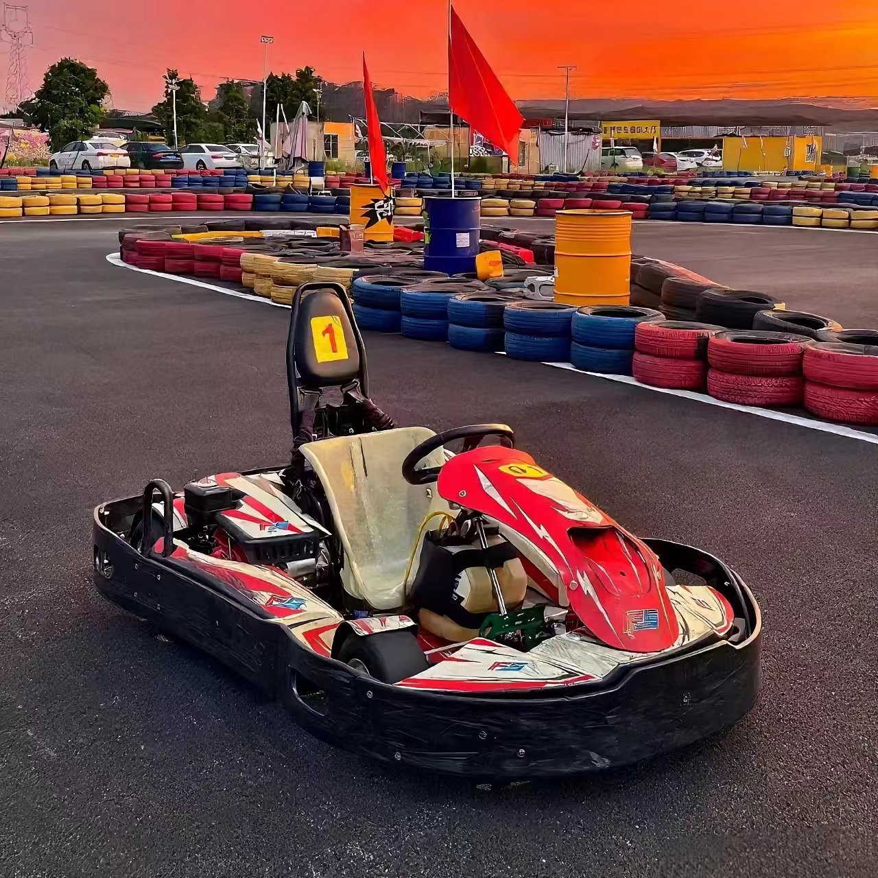 Children's playground go-karts, new electric go-karts, off-road adult go-karts