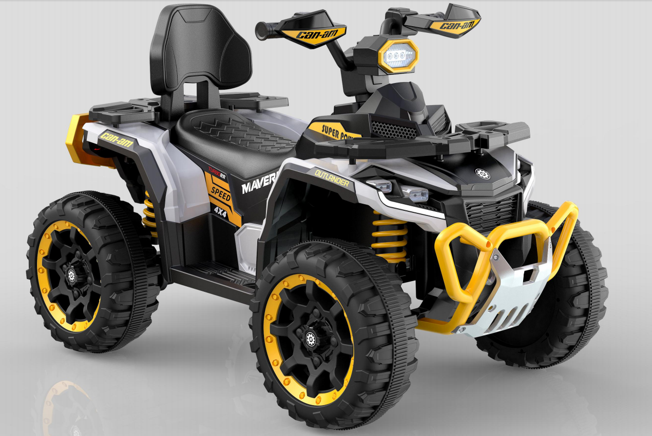 2026 New 12V7AH 4WD Kids Ride on ATV Electric Car Ride on Toy Car for Children with Bottom Lights