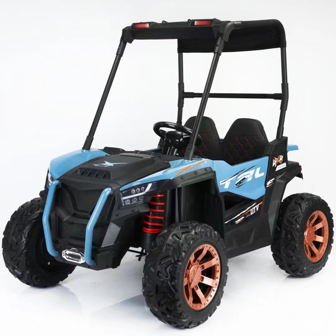 Kids 12V Electric Toys 2-seater Ride-On SUV with RC, Lights/Sounds, AUX, Children Car Driving