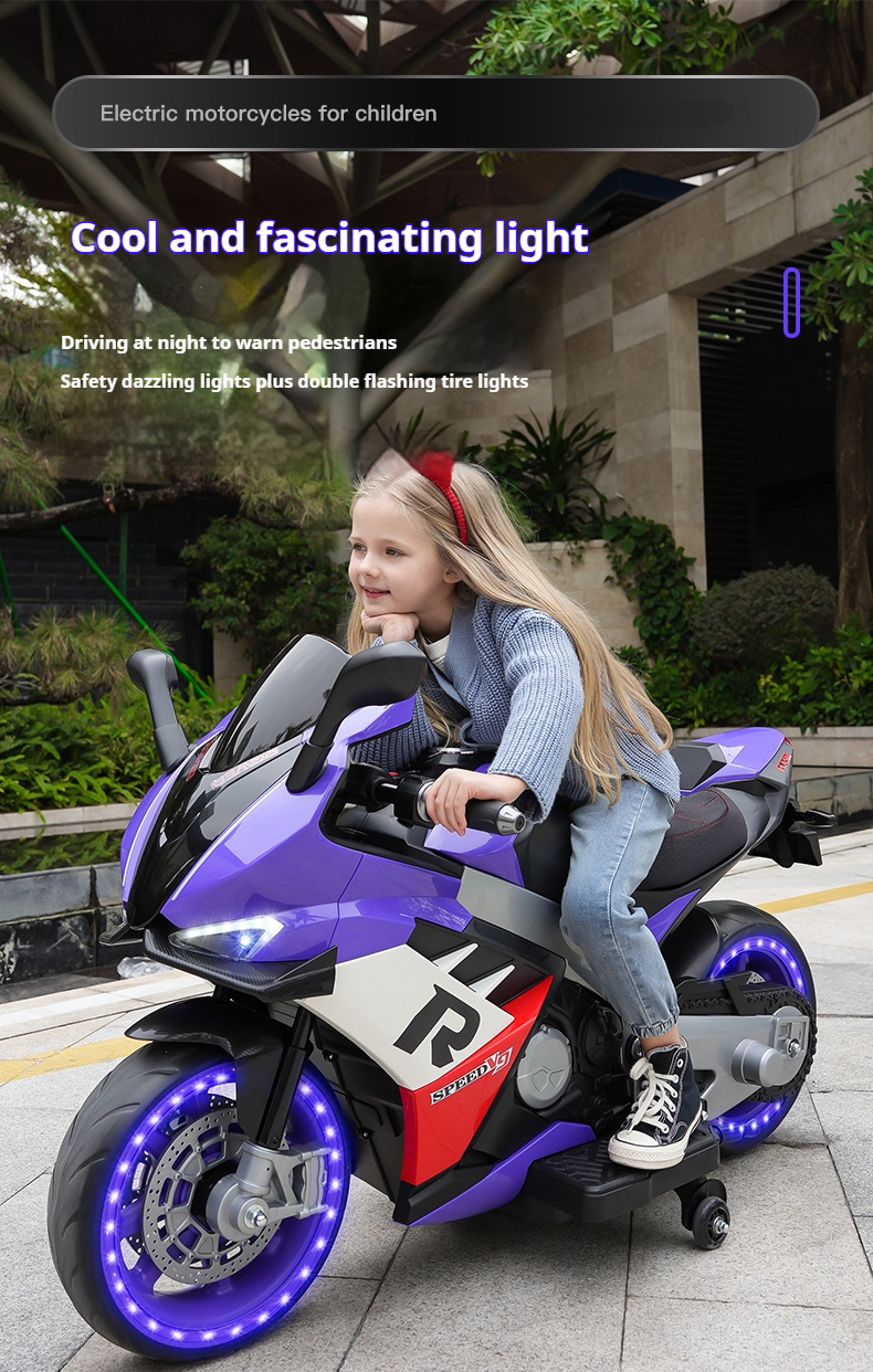 Kids Ride On Motorbike Detail 4