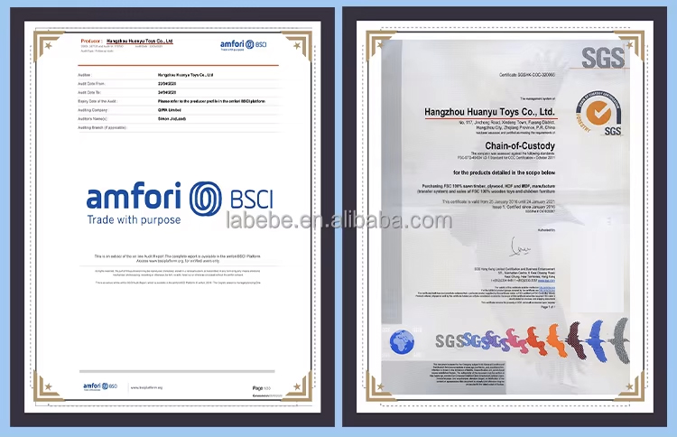 GSV FSC Certificates
