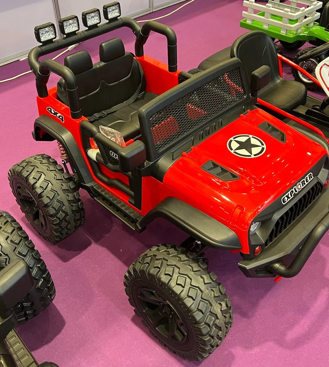 24V Kids Ride on Truck Car W/Parent Remote Control, Spring Suspension, LED Light