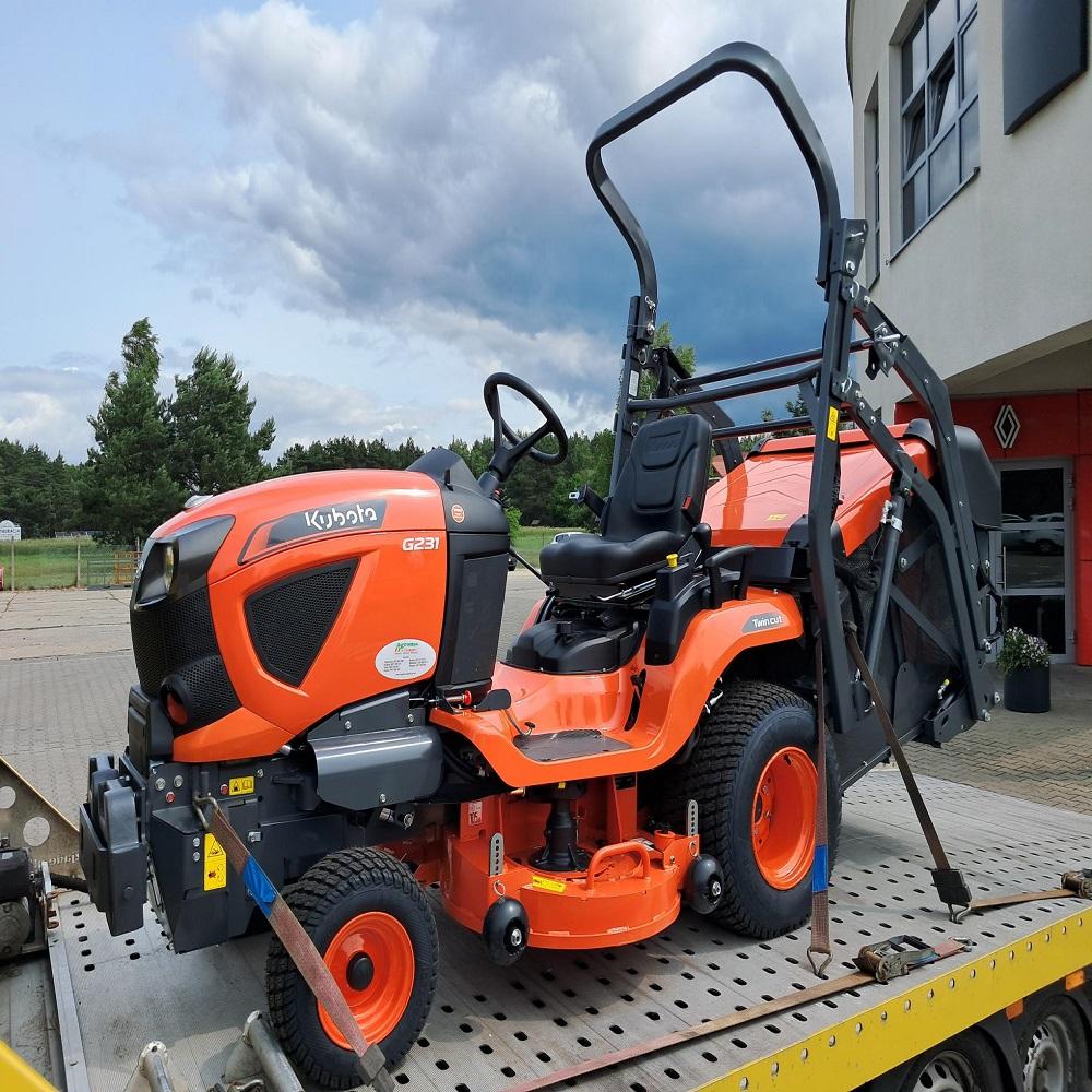 Kubota Farm Tractor Back View