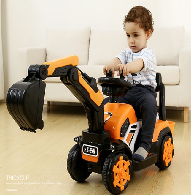 Children's Toy Car Excavator Image 8