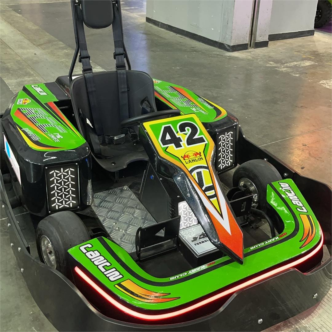 Fun Playground Games Super Cool High Speed Lithium Battery Chain Drive Karting Cars Adults Single Rider Electric Go Kart