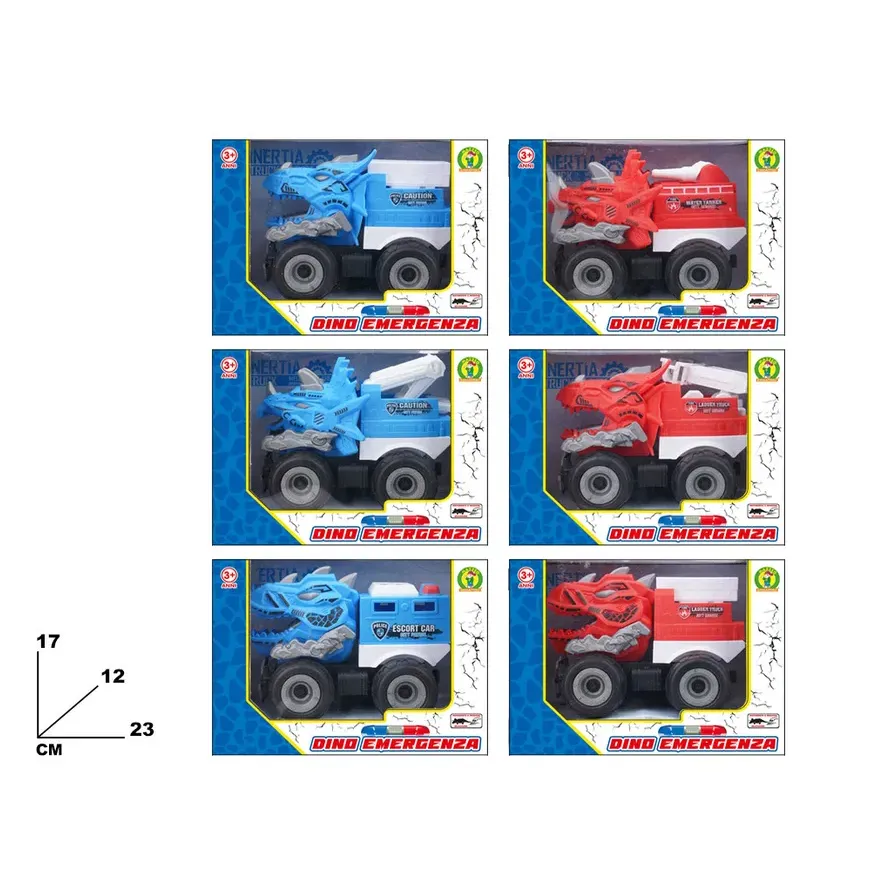 Dino Emergenza Plastic Friction Toy Truck