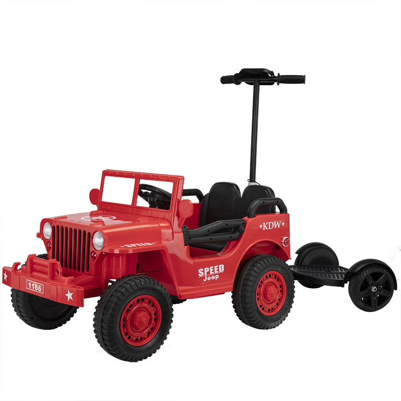 12V Upgrade Compatible Kids Electric SUV Ride on Car 4WD Swing Drive with Dual Motors Remote Control Vehicle