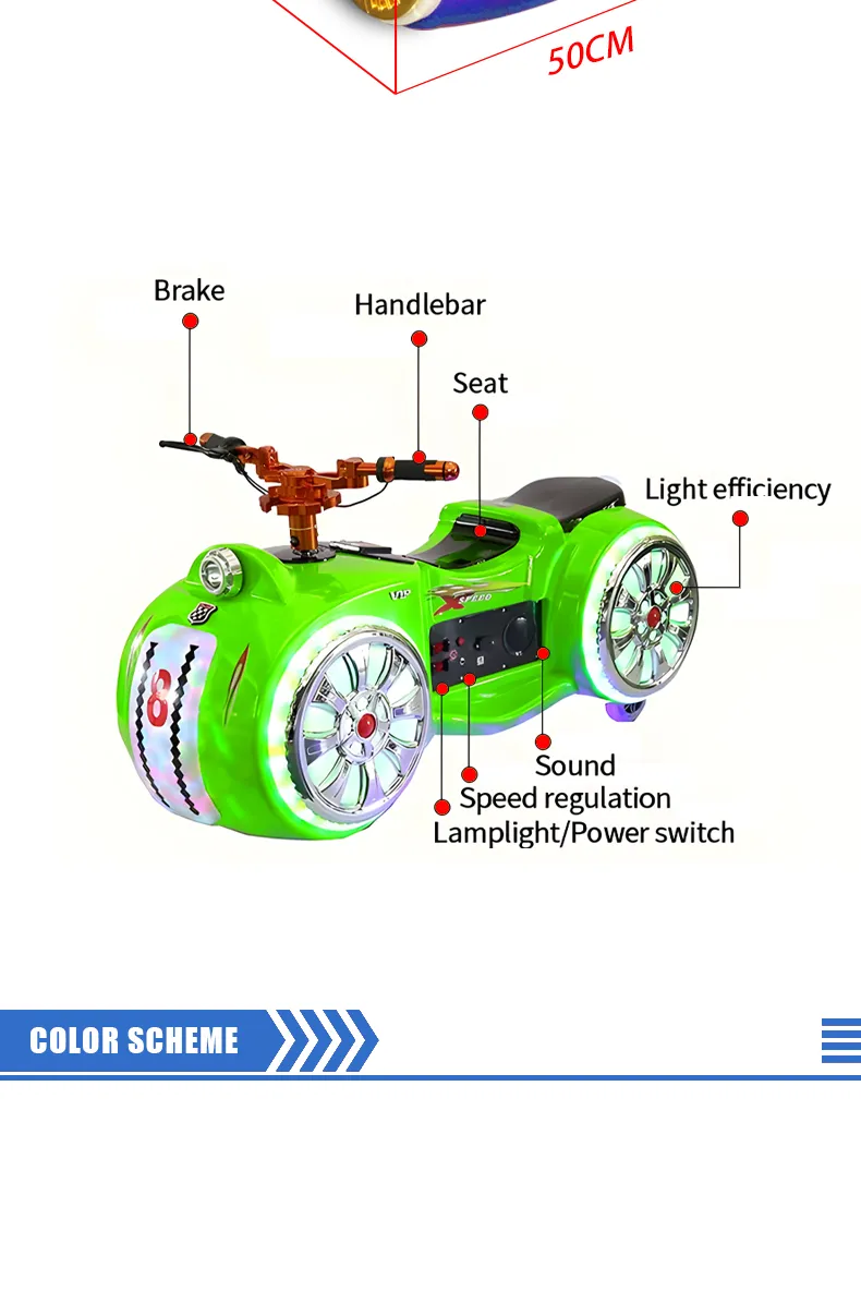 New Design Ride on Car Bumper Car with Remote Control for Sale 20ah Battery Bumper Car
