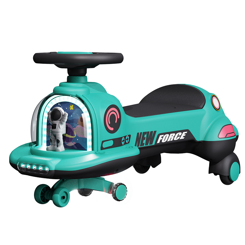 New Plastic Baby Slide Wiggle Ride On Swing Car Twist Cars With Light And Music For Kids Children
