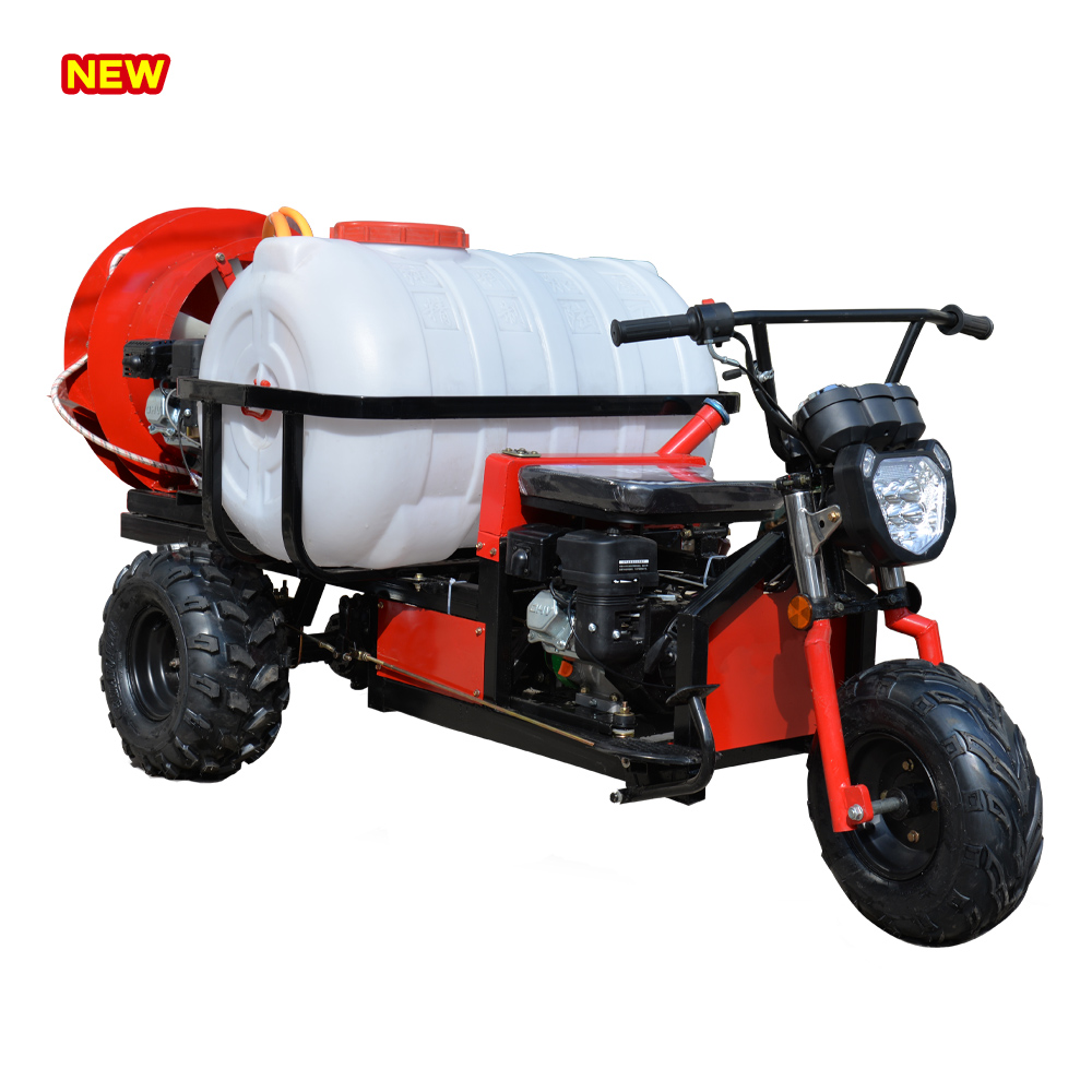 High Productivity Agriculture Machine Self-propelled Three-wheel Ride-on Gasoline Power Farm Orchard Garden Sprayer