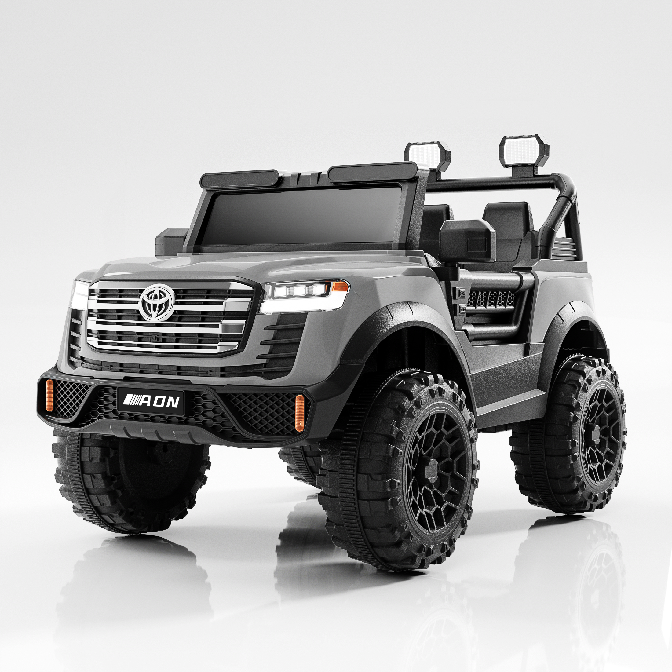 New Hot-Selling Kids Electric Car, Non-Slip Tires, Built-in Lights, Double Doors, Unisex