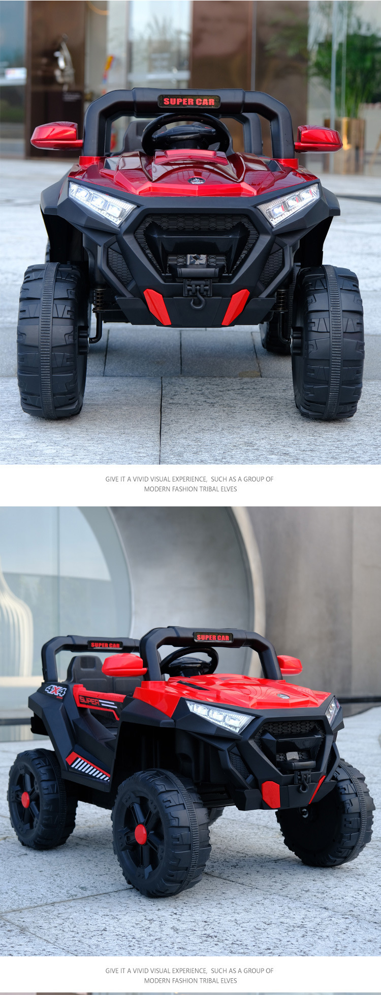Kids Toy Charging Electric Car Battery Powered Ride on Cars Kids' Off-road Vehicle With Remote Control