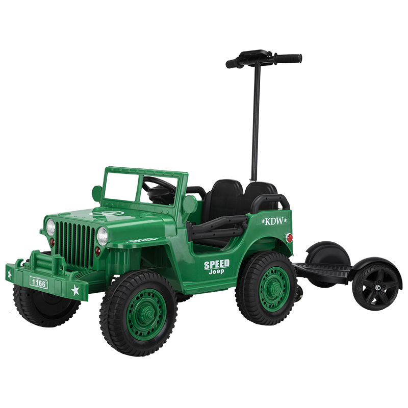 12V Upgrade Compatible Kids Electric SUV Ride on Car 4WD Swing Drive with Dual Motors Remote Control Vehicle