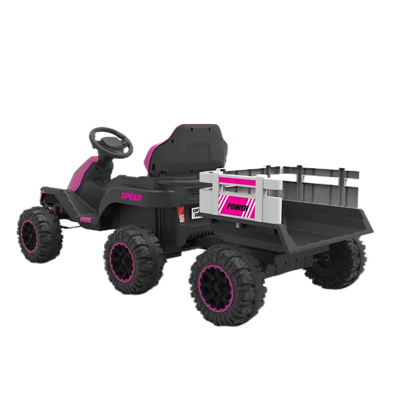 Newest Huge Size Children's Electric Tractor 24v Kids Electric Cars Baby Ride on Tractor for Kids with Remote Control