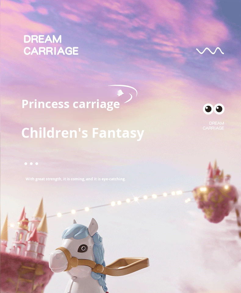 Children's Electric Ride-On Princess Carriage Rechargeable Battery Remote Control Unisex Toy Car