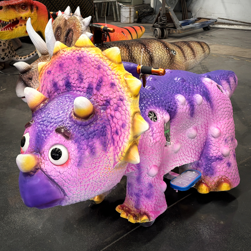 2026 Coin Operated Mechanical Animatronic Walking Dinosaur Ride On Toy
