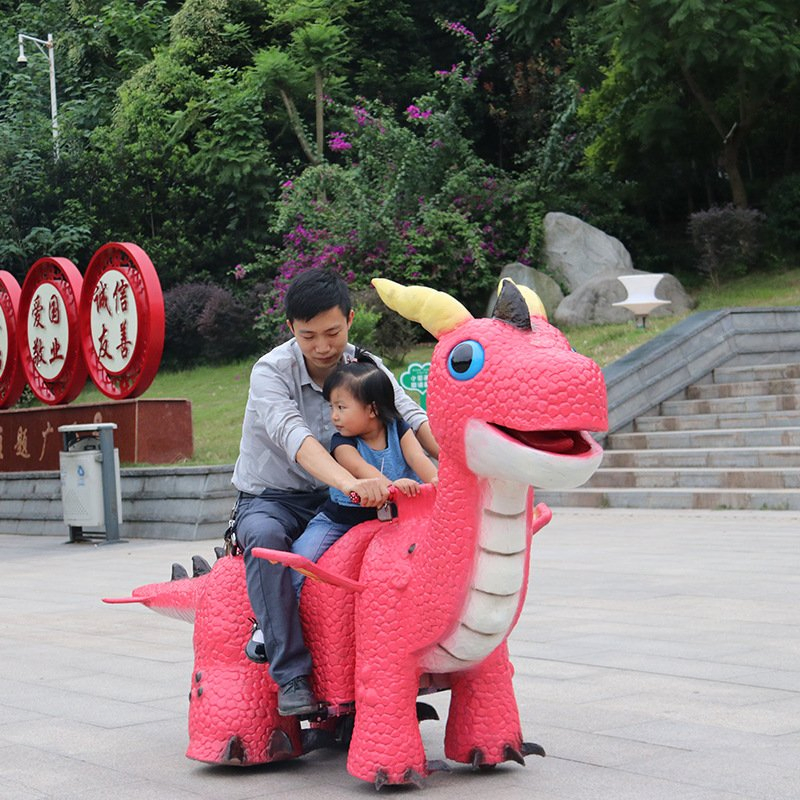 Remote Control Electric Dinosaur Ride-on Vehicle Outdoor Indoor Shopping Mall School Commercial Play Zone Theme Park Equipment
